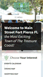 Mobile Screenshot of mainstreetfortpierce.org