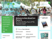 Tablet Screenshot of mainstreetfortpierce.org